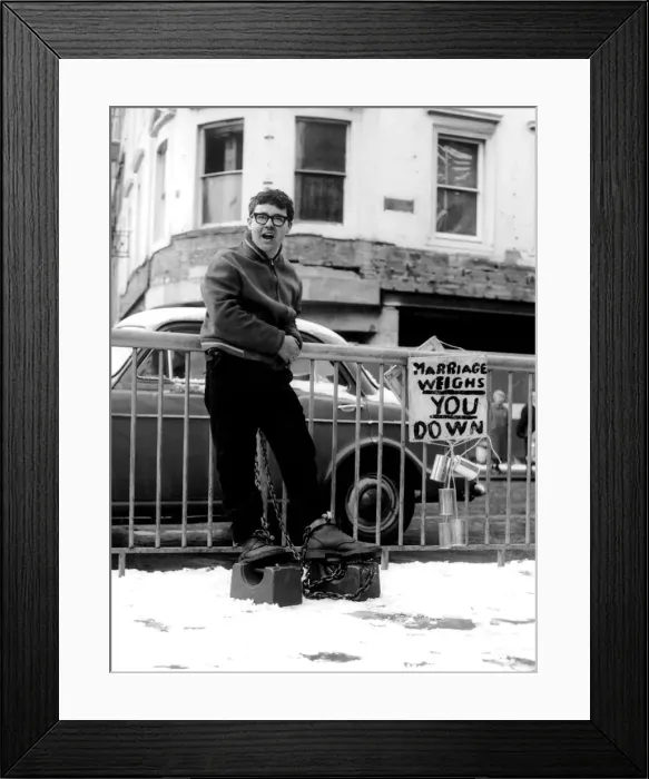 Framed Print : Humour Douglas Davidson february 1969 Whats a fine young groom to be like