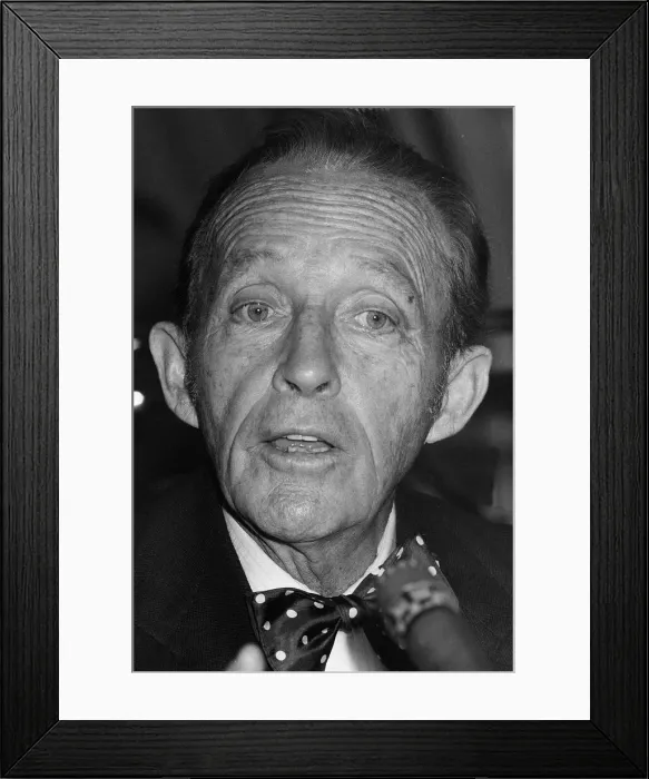 Framed Print : Bing Crosby 1977