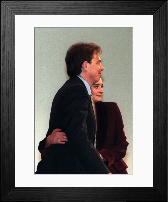 Framed Print : Tony Blair Labour Leader MP after making his speech at the Labour Party Conference 1995 Framed Print : Tony Blair Labour Leader MP after making his speech at the Labour Party Conference 1995