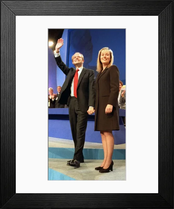 Framed Print : William Hague and Ffion Jenkins 10 OCTOBER 1997 William Hague MP Conservative Party Framed Print : William Hague and Ffion Jenkins 10 OCTOBER 1997 William Hague MP Conservative Party