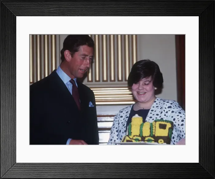Framed Print : Prince Charles in City Chambers Glasgow Scotland May 1987