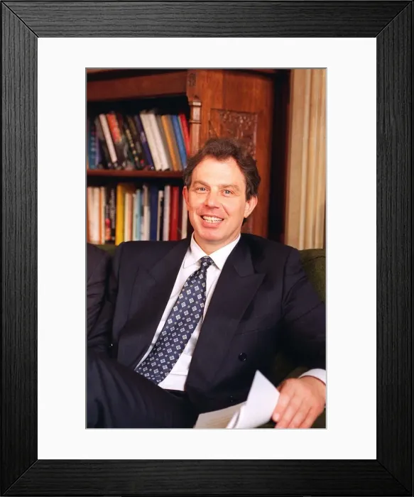 Framed Print : Tony Blair Leader of the Labour in office Framed Print : Tony Blair Leader of the Labour in office