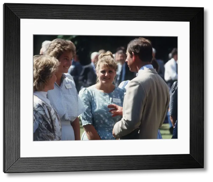 Framed Print : Prince Charles on walkabout Perth Scotland August 1989 Framed Print : Prince Charles on walkabout Perth Scotland August 1989