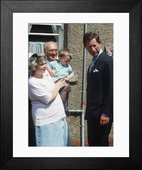 Framed Print : Prince Charles on walkabout Scotland November 1989 Framed Print : Prince Charles on walkabout Scotland November 1989