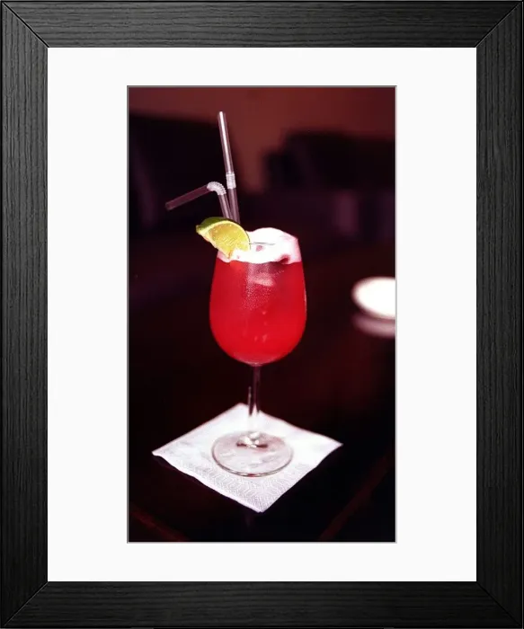 Framed Print : Flamingo Cocktail Framed Print : Flamingo Cocktail