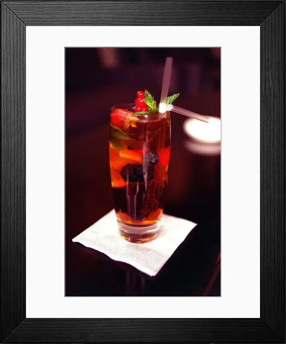 Framed Print : Pimms Cocktail Framed Print : Pimms Cocktail