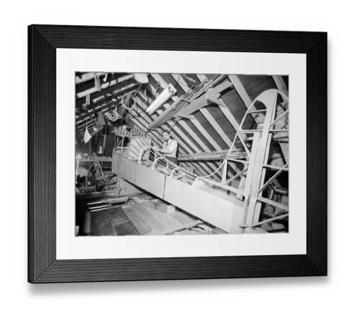 Framed Print : It started with small Airfix kits now this mans obession with model aircraft has