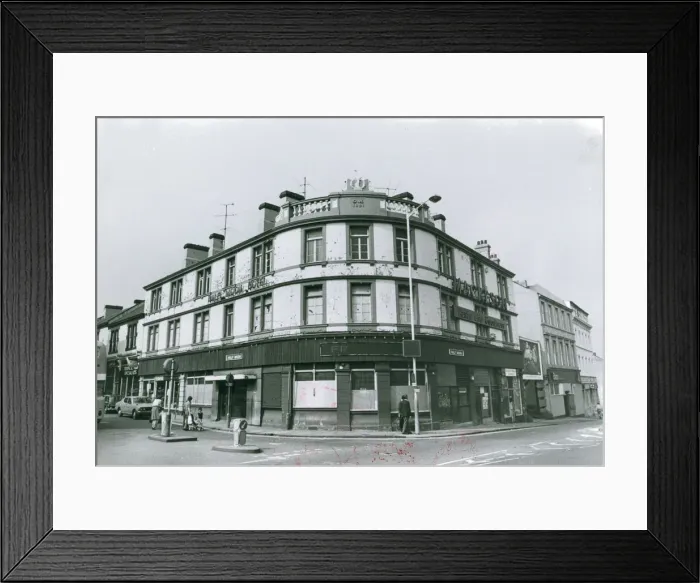 Framed Print : The Half Moon Hotel at the bottom of Gateshead High Street in 1980 Framed Print : The Half Moon Hotel at the bottom of Gateshead High Street in 1980