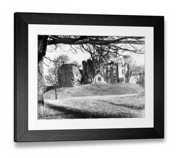 Framed Print : A sunny spring view of Bellister Castle at Haltwhistle, in April 1948 Framed Print : A sunny spring view of Bellister Castle at Haltwhistle, in April 1948