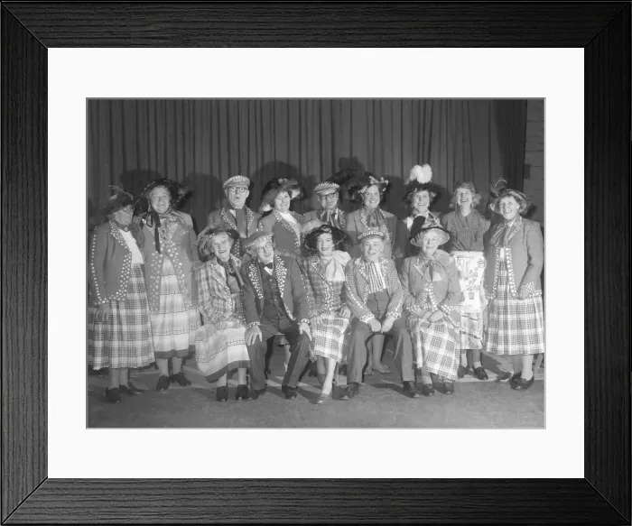 Framed Print : Pearly kings and queens concert party Framed Print : Pearly kings and queens concert party