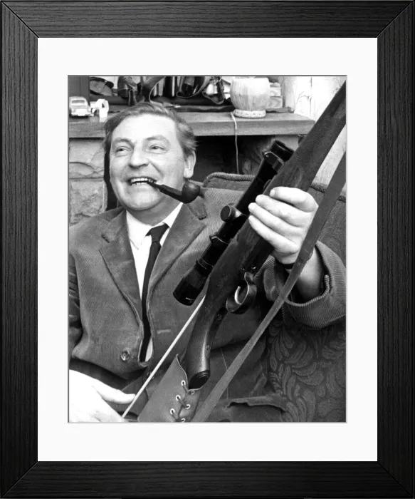 Framed Print : Derek Blaster Bates, the comedian, singer and demolition expert Framed Print : Derek Blaster Bates, the comedian, singer and demolition expert