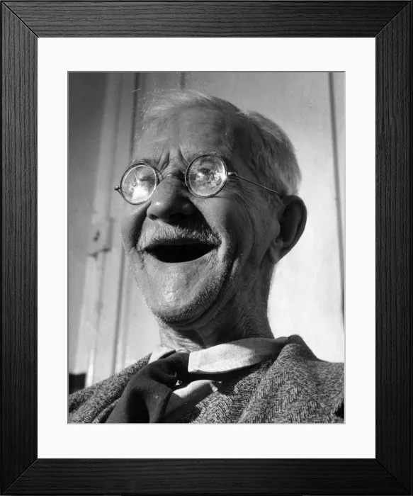 Framed Print : Old People Mr Charle Hemley October 1954