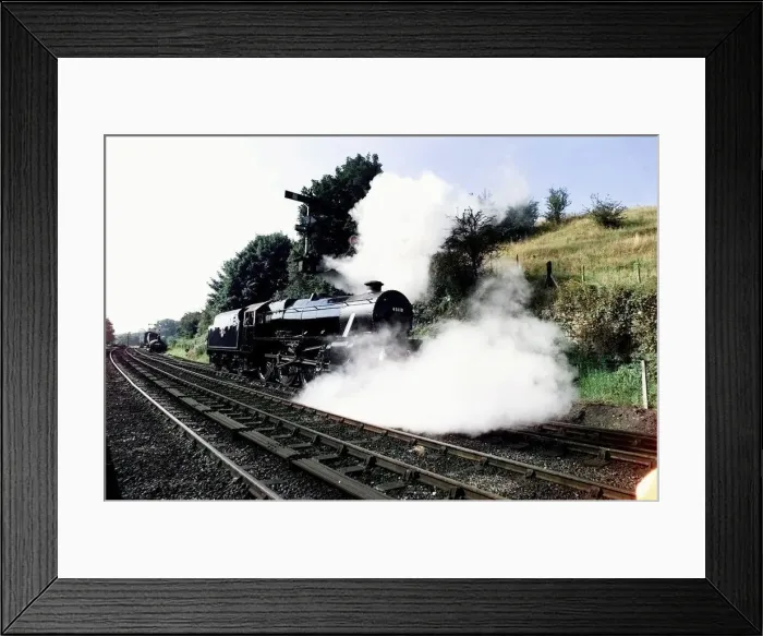 Framed Print : The restored LMS Black 5'BR loco on its test run at Severn Valley Railway Framed Print : The restored LMS Black 5'BR loco on its test run at Severn Valley Railway