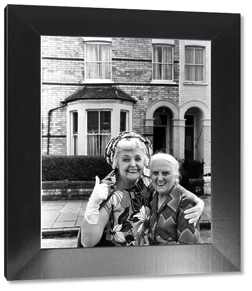 Entertainer Tessie O Shea pictured in Plantagenet Street, Cardiff, where she was born