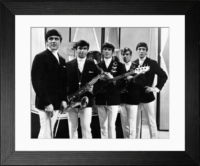 Framed Print : Pop Group The Dave Clark Five Tops the Pops Framed Print : Pop Group The Dave Clark Five Tops the Pops