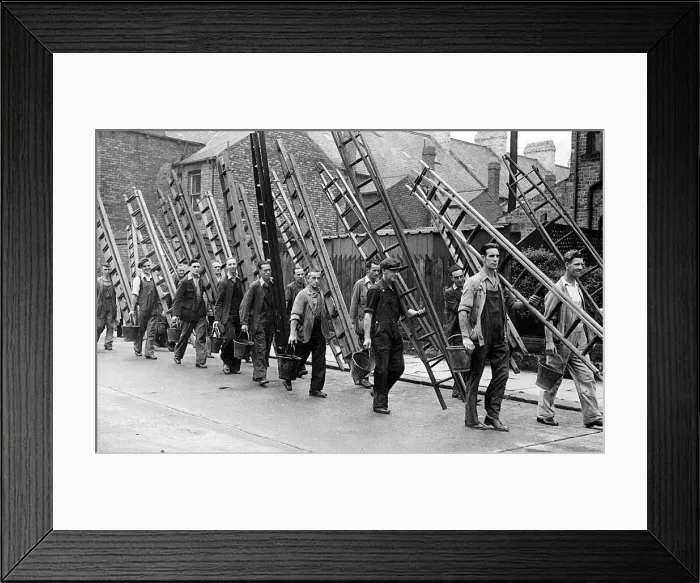 Framed Print : When one of their colleagues fell ill, in 1951, the Newcastle Branch of Master Window Framed Print : When one of their colleagues fell ill, in 1951, the Newcastle Branch of Master Window