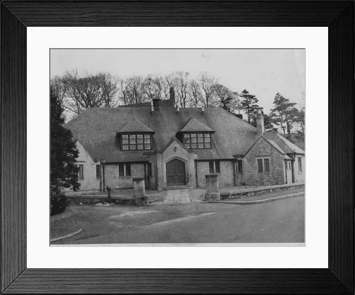 Framed Print : Heddon-on-the-Wall Village Hall, in April 1952