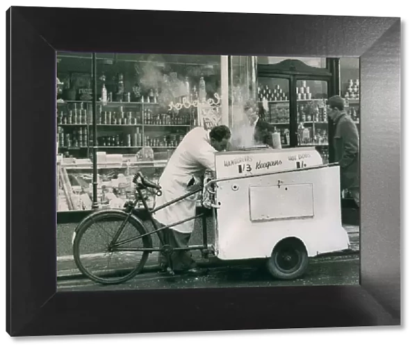 This 1967 picture shows Keegans hot dog stand, on the streets of Newcastle