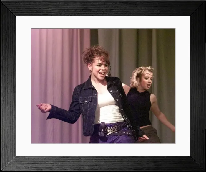 Framed Print : Billie performs on stage in Birmingham. 1990 s