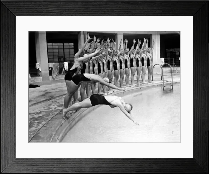 Framed Print : Leon Marco Water Show Syncronized Swimming Diving Swimming pool Bikin Framed Print : Leon Marco Water Show Syncronized Swimming Diving Swimming pool Bikin