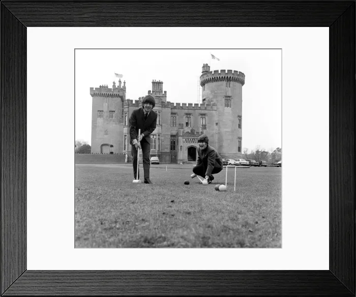 Framed Print : John Lennon and George Harrison went on an Easter weekend holiday with Cynthia