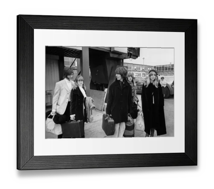 Framed Print : Beatles singer songwriter John Lennon with wife Cynthia Framed Print : Beatles singer songwriter John Lennon with wife Cynthia