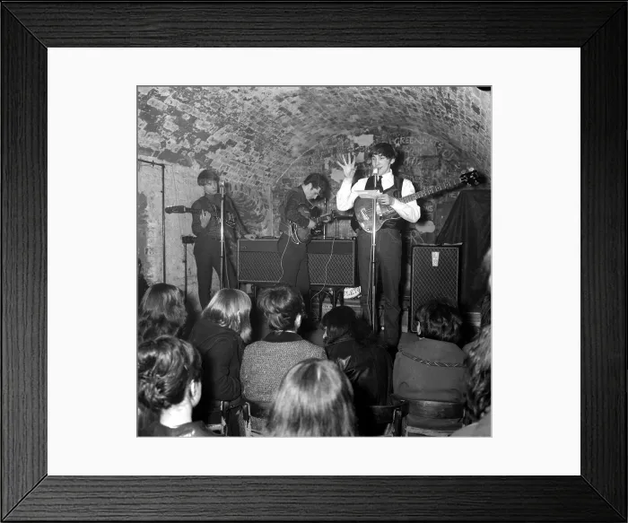 Framed Print : The Kinsleys in action at the Cavern Club, in Matthew Street, Liverpool Framed Print : The Kinsleys in action at the Cavern Club, in Matthew Street, Liverpool