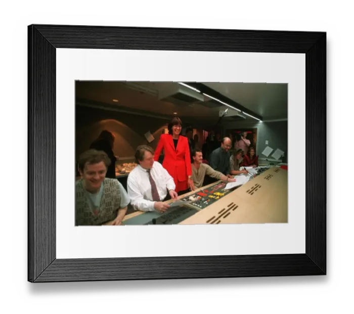 Framed Print : Janet Street Porter at the launch of Live TV
