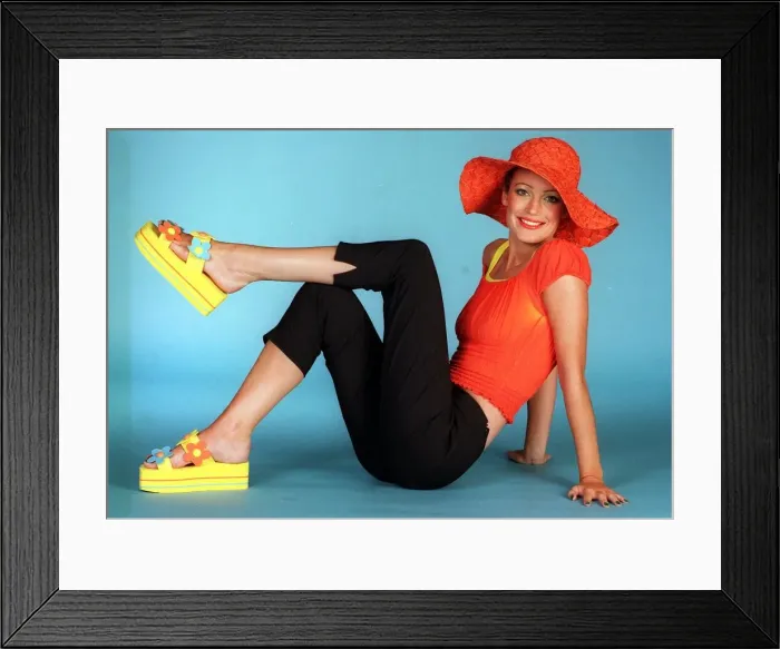 Framed Print : Flip Flop fashion / 8 Framed Print : Flip Flop fashion / 8