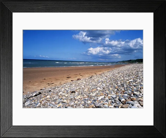 Framed Print : Beach at St Laurent Sur Mer, Normandy September 1999 Better known as Omaha Framed Print : Beach at St Laurent Sur Mer, Normandy September 1999 Better known as Omaha