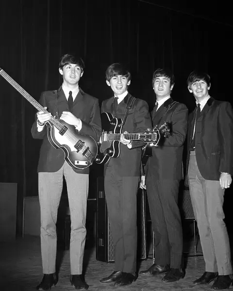 The Beatles at the Prince of Wales during rehearsals for the Royal Variety show 4