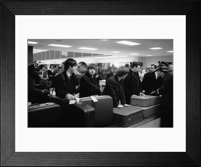 Framed Print : Pop Group The Beatles February 1964 John Lennon, Paul McCartney, Ringo Starr Framed Print : Pop Group The Beatles February 1964 John Lennon, Paul McCartney, Ringo Starr