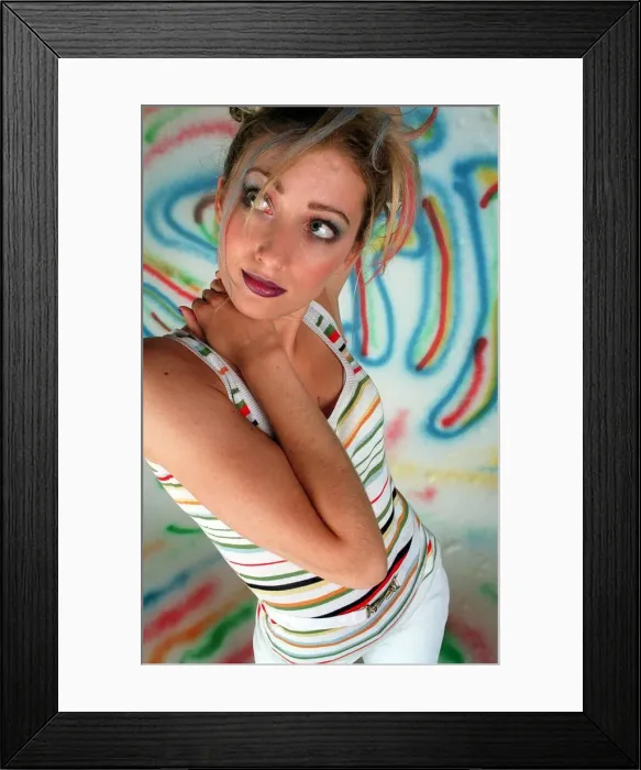 Framed Print : STRIPEY FASHION4 Framed Print : STRIPEY FASHION4