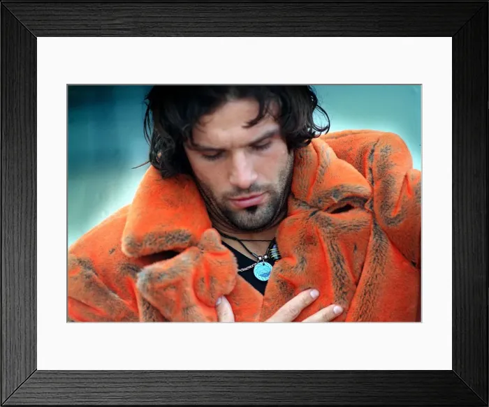 Framed Print : RANGERS INTALIAN ACE, MARCO NEGRI WEARING CLOTHES FROM CRUISE Framed Print : RANGERS INTALIAN ACE, MARCO NEGRI WEARING CLOTHES FROM CRUISE