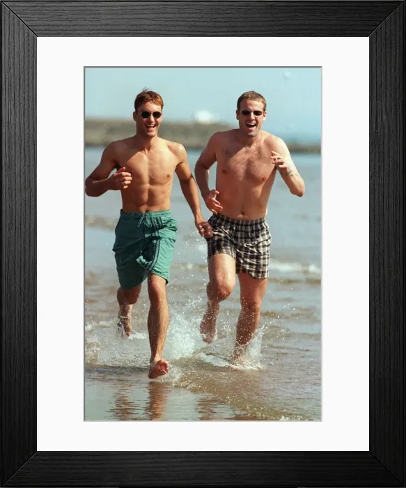 Framed Print : RUNNING BEARS PAUL WEARS SHORTS BY MOTO MARK WEARS SPEEDO CHECK SHORTS Framed Print : RUNNING BEARS PAUL WEARS SHORTS BY MOTO MARK WEARS SPEEDO CHECK SHORTS