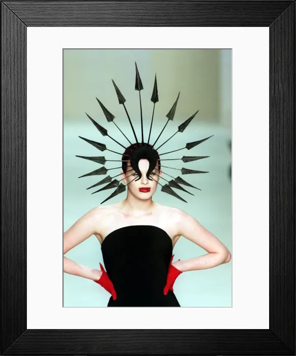 Framed Print : London Fashion Week Hats Framed Print : London Fashion Week Hats