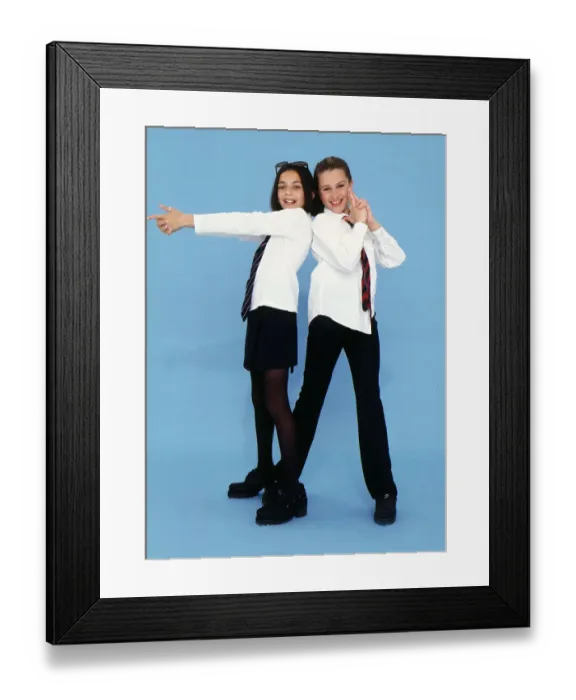 Framed Print : Back to School Clothes Schoolchildren fashion, August 1997 Framed Print : Back to School Clothes Schoolchildren fashion, August 1997