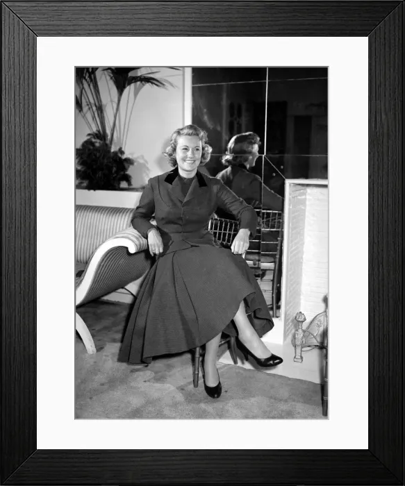 Framed Print : Mrs Billy Butlin Fashions - Rahvis October 1957