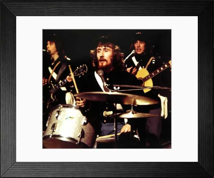 Framed Print : Paper Lace seen here in rehearsals at the Coventry studios of Top of the Pops 1974 Framed Print : Paper Lace seen here in rehearsals at the Coventry studios of Top of the Pops 1974