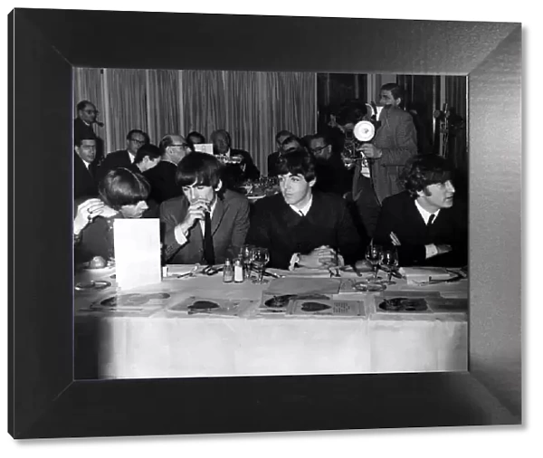 The Beatles at the Variety Club Awards, Dorchester Hotel, London, 19 March 1964
