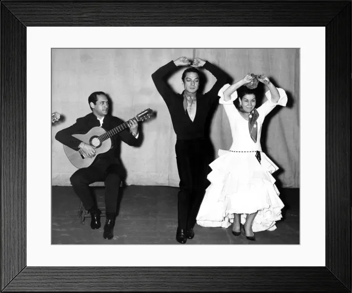 Framed Print : Antonio and his Spanish Dance Company open a four week season at the Theatre Royal Drury