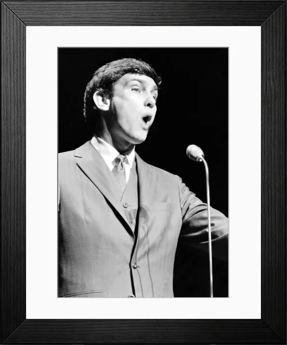 Framed Print : American Singer Gene Pitney - November 1966 Rehearsing for the Royal Variety Show Framed Print : American Singer Gene Pitney - November 1966 Rehearsing for the Royal Variety Show