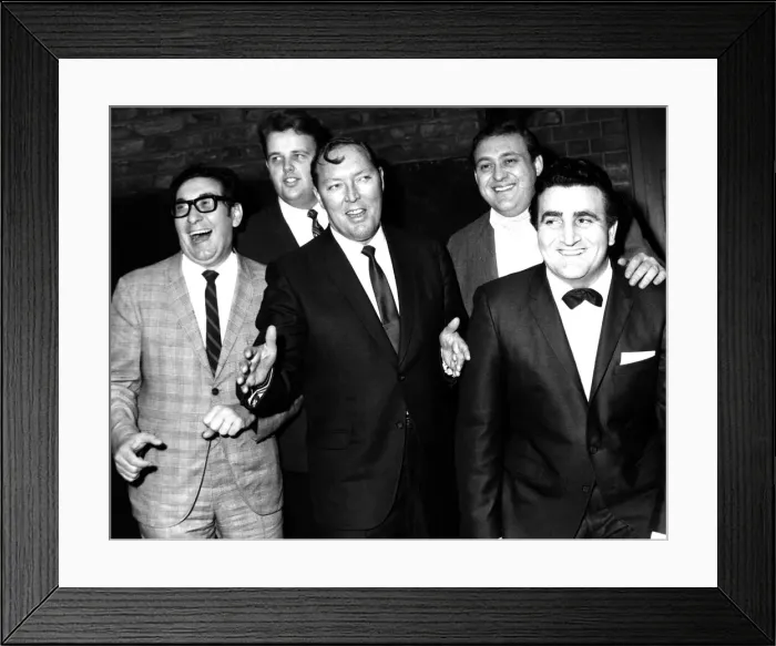 Framed Print : Bill Haley and his Comets pictured in London, May 1968 Framed Print : Bill Haley and his Comets pictured in London, May 1968