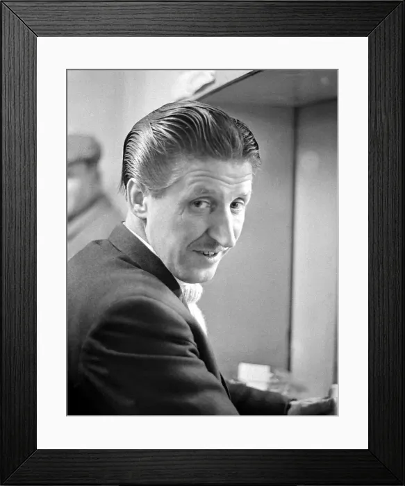 Framed Print : A bookmaker at a betting shop November 1962 Framed Print : A bookmaker at a betting shop November 1962