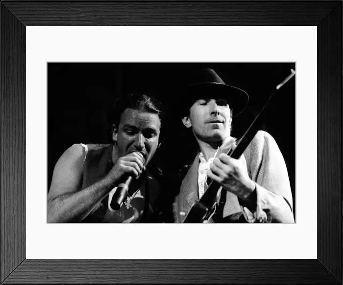 Framed Print : Bono and The Edge onstage during U2s concert in Cork Framed Print : Bono and The Edge onstage during U2s concert in Cork