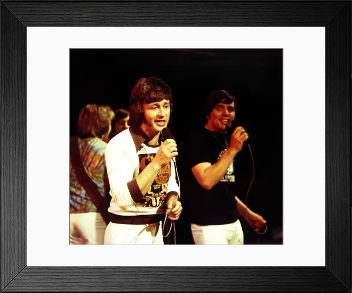 Framed Print : First Class - Pop Group seen here in rehearsals at the Coventry studios of Top of