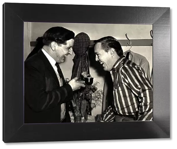 Bill Haley and his Comets - Cardiff - February 1957. Bill Haley being interviewed for
