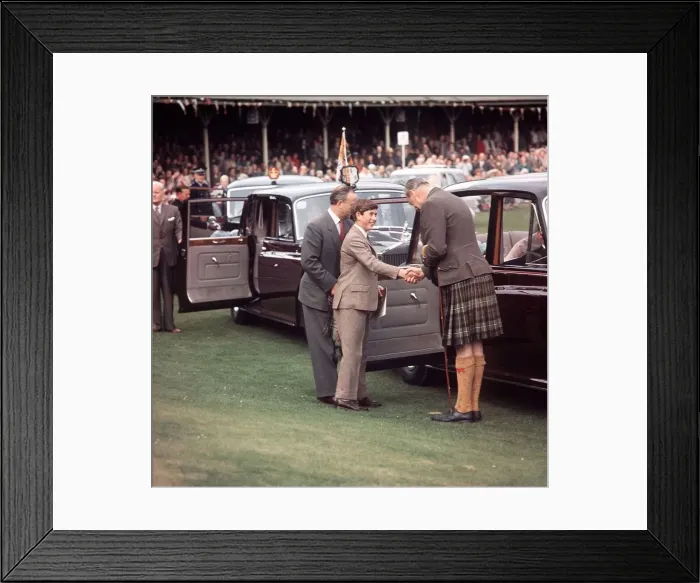 Framed Print : Prince Charles at the Braemar Games September 1964 Framed Print : Prince Charles at the Braemar Games September 1964