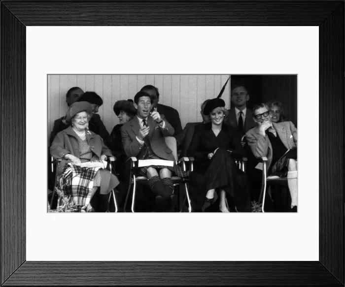 Framed Print : The Royal Family attend the annual Braemar Highland Games near Balmoral, Scotland