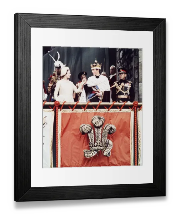 Framed Print : Investiture of Prince Charles as Prince of Wales, Tuesday 1st July 1969 Framed Print : Investiture of Prince Charles as Prince of Wales, Tuesday 1st July 1969